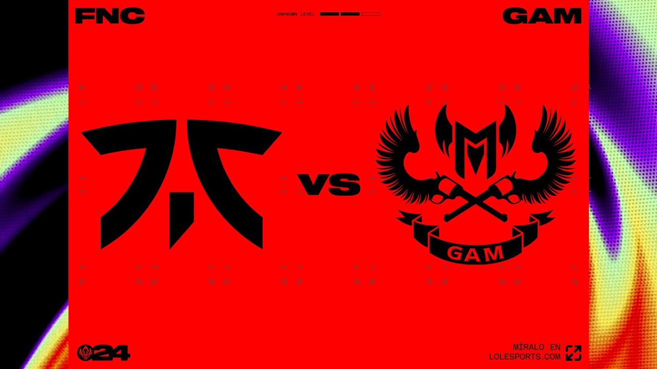 Fnatic vs GAM Esports | #MSI2024 | S1D5 | Partida 1