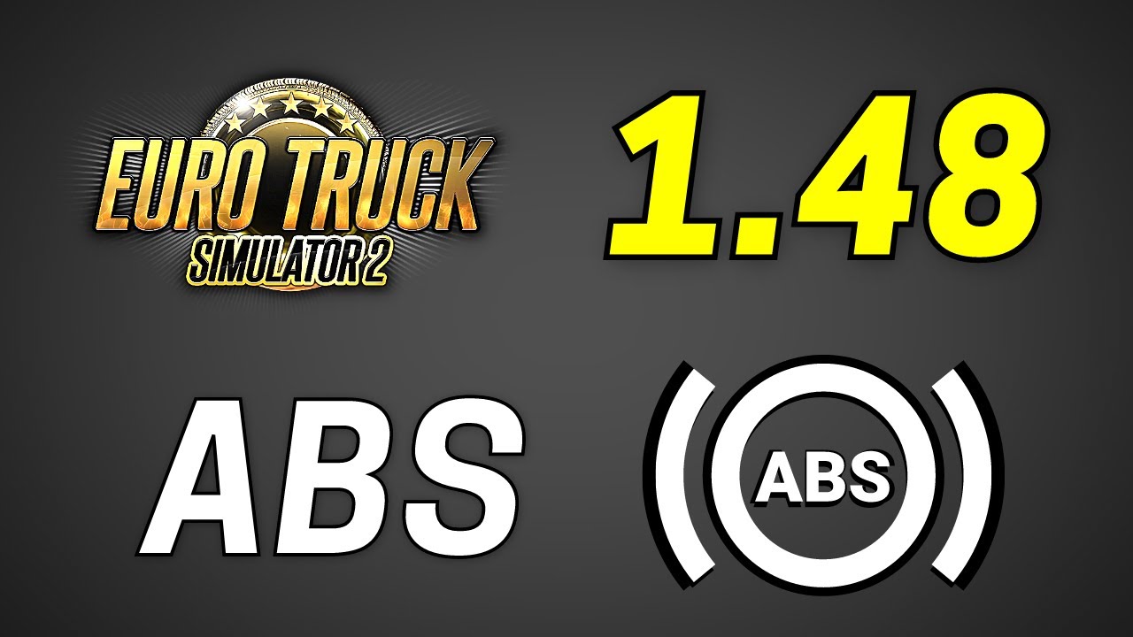 ABS (Anti-lock Braking System) in ETS2 1.48 Update | With Tyres Screeching Sounds