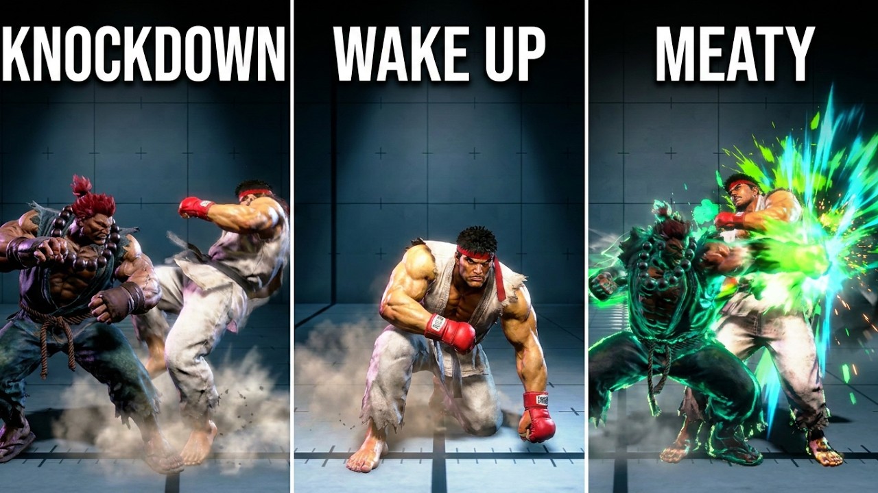 Street Fighter 6: Qué es Knockdown Wake Up y Meaty - Ayuda para subir a Master!