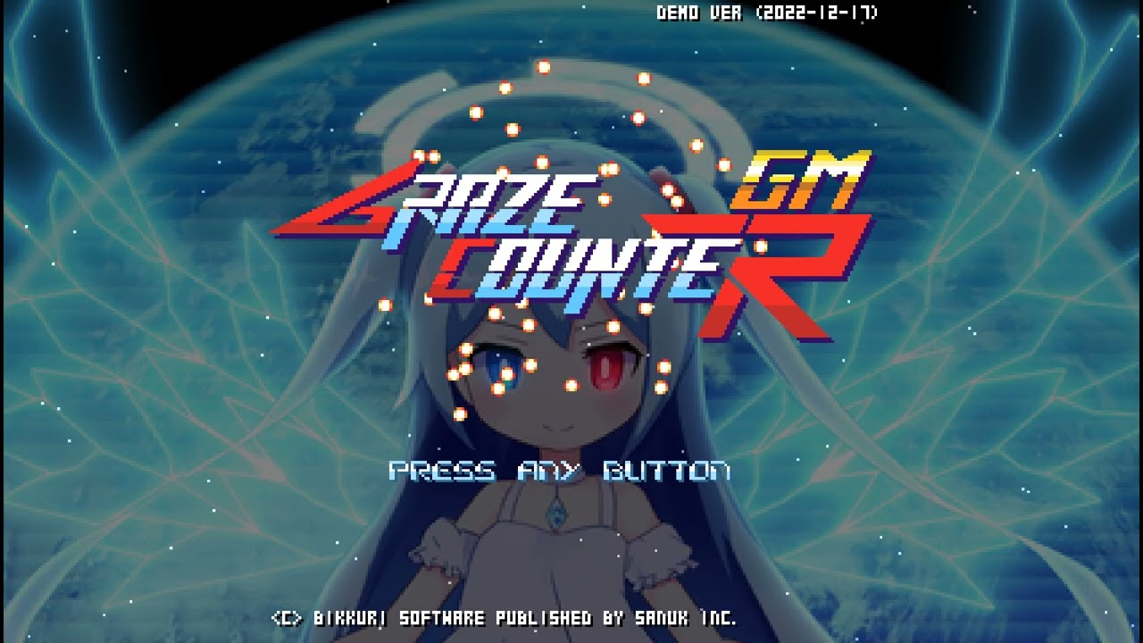 Graze Counter GM Demo (Bikkuri Software, Henteko Doujin, Sanuk Inc., 2022, Steam)