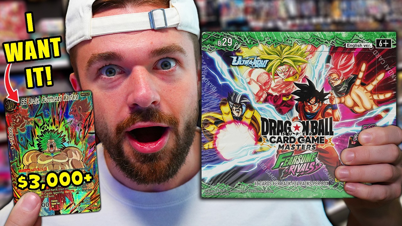 В поисках САМОЙ РЕДКОЙ карты Dragon Ball от FEARSOME RIVALS