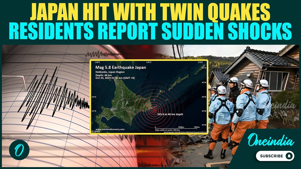 Japan Earthquake BREAKING: 5.7 Magnitude Quake Shakes Hokkaido; 2 Quakes Strike Within 11 Minutes