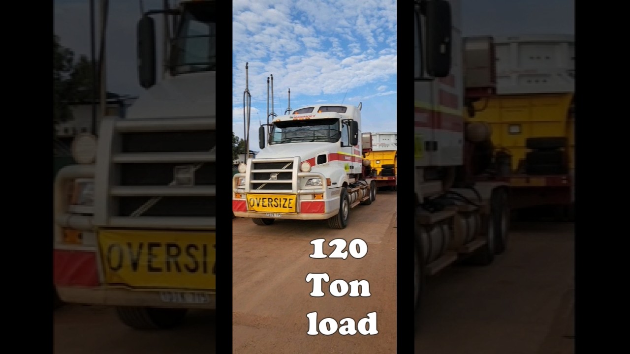 120 TON LOAD. Give this guy plenty of room. #bigrigs #australia #trucklife
