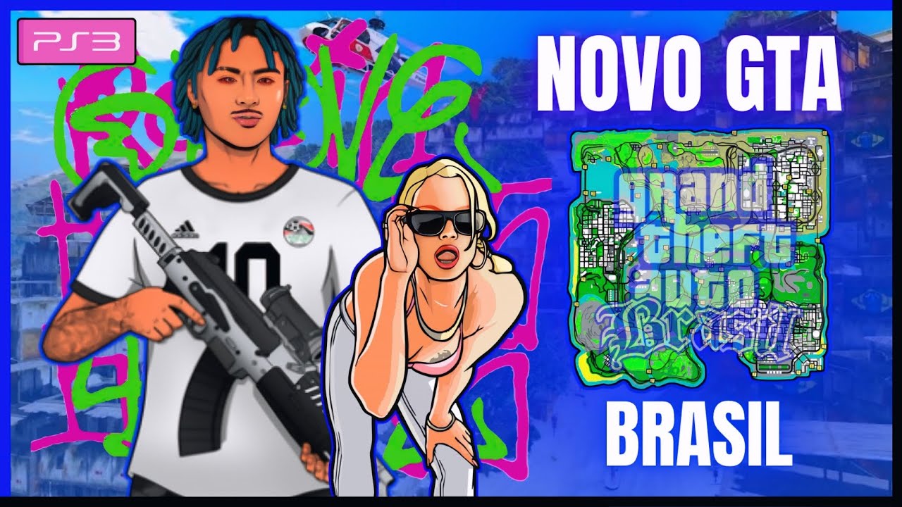 NOVO GTA SAN ANDREAS RIO DE JANEIRO PARA PS3/PS2 | GAMEPLAY COMPLETO 