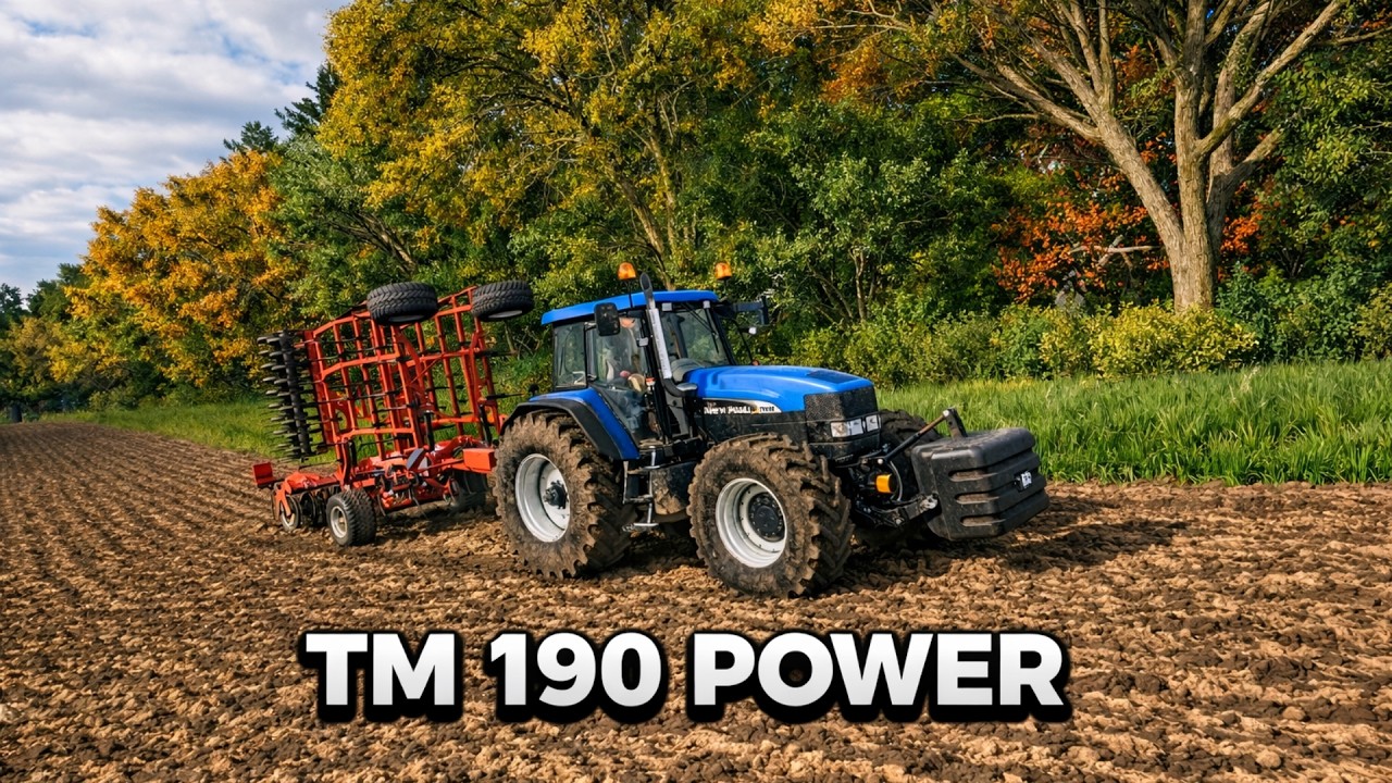 New Holland TM190 Cultivating | Farming Simulator 25