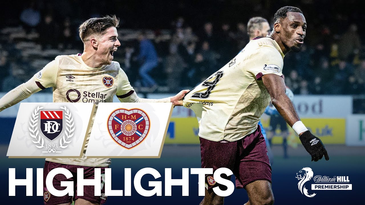 Dundee 0-6 Hearts | Kabangu Hits Brace As Hearts Hammer Dundee For Six! | William Hill Premiership