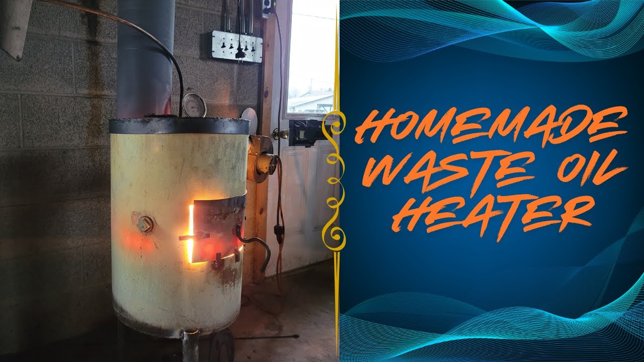 New Waste Oil Heater set up!