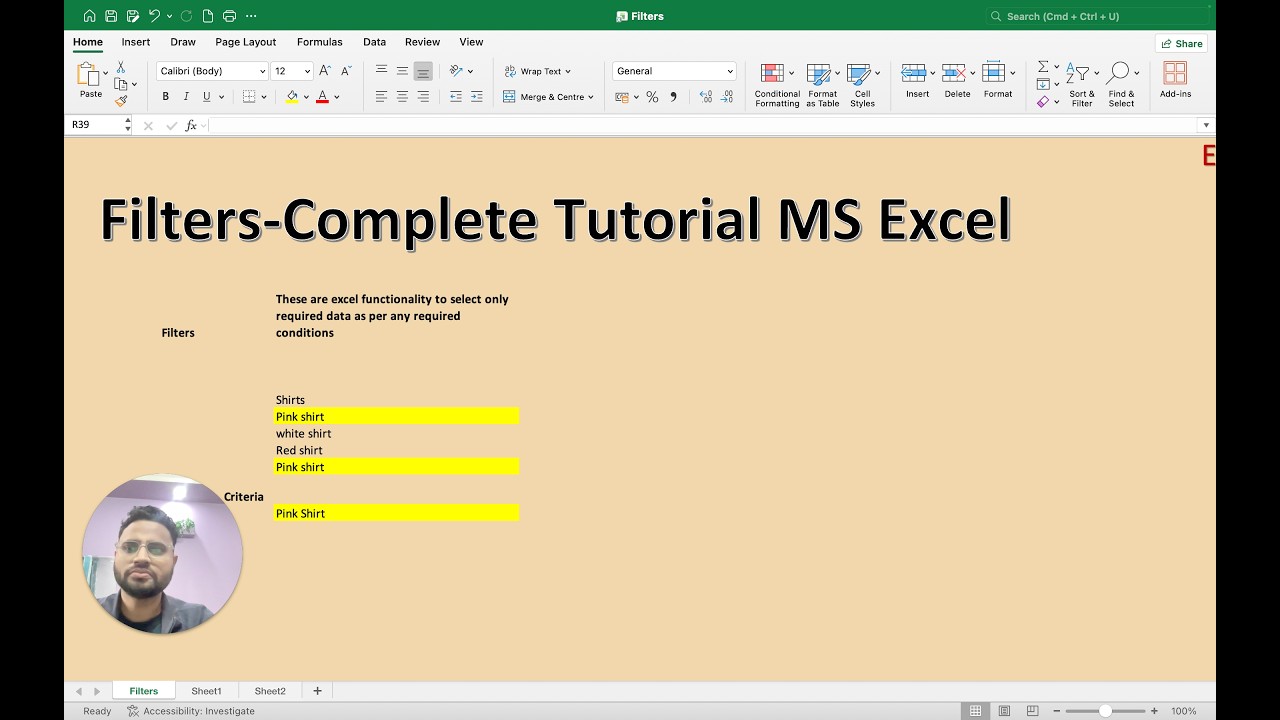 Mastering MS Excel Filters  A Comprehensive Guide