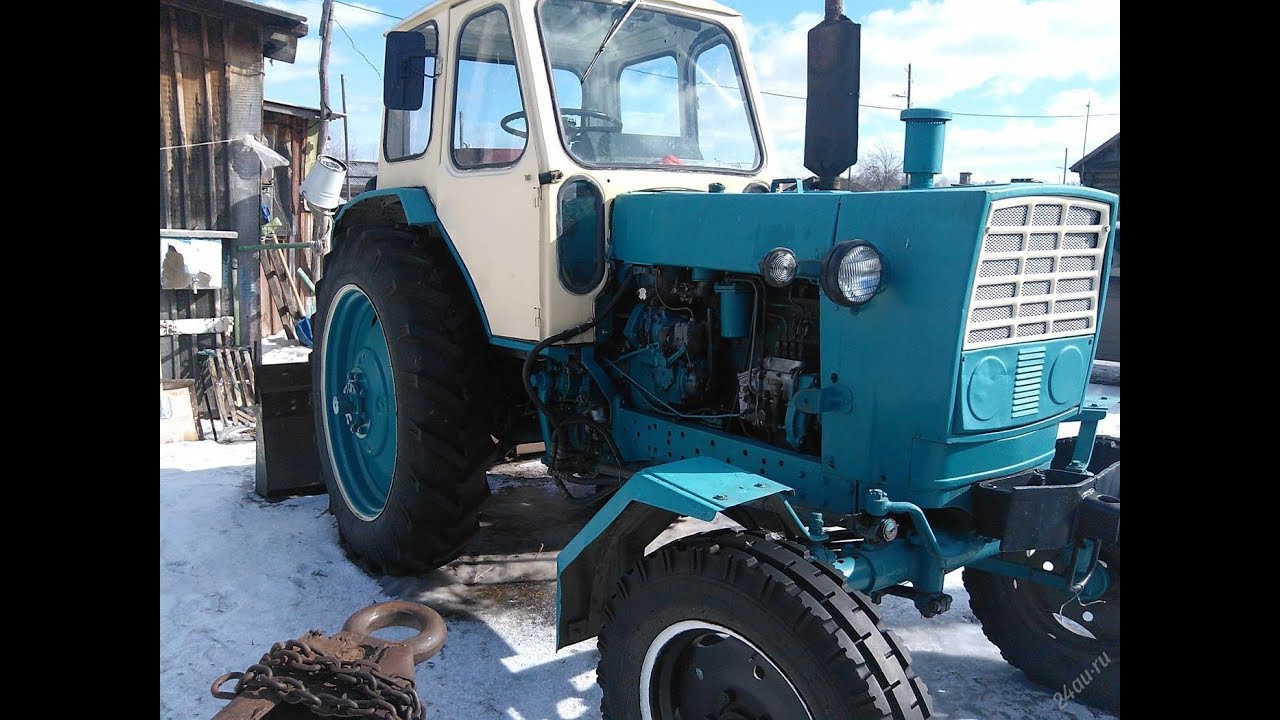 Трактор ЮМЗ-6АЛ и Т-54 