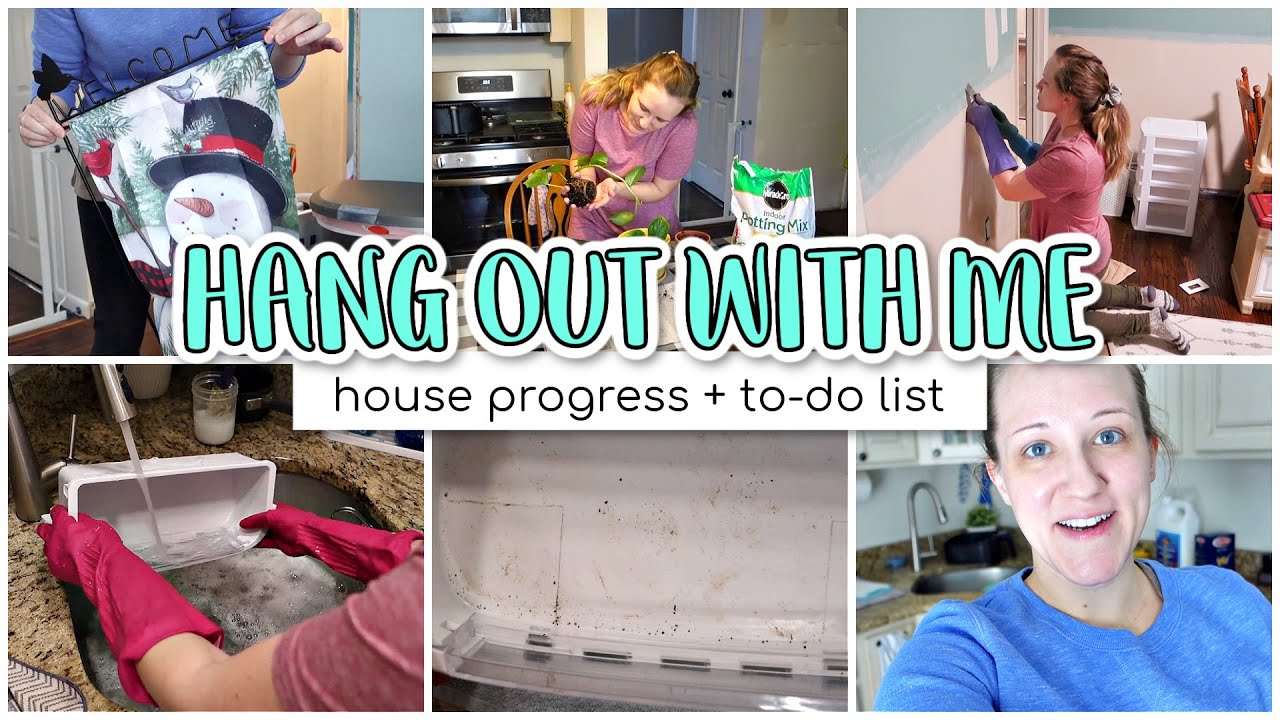 HANG OUT WITH ME! | HOUSE PROGRESS, CLEANING, HOMEMAKING MOTIVATION | Jill Kay