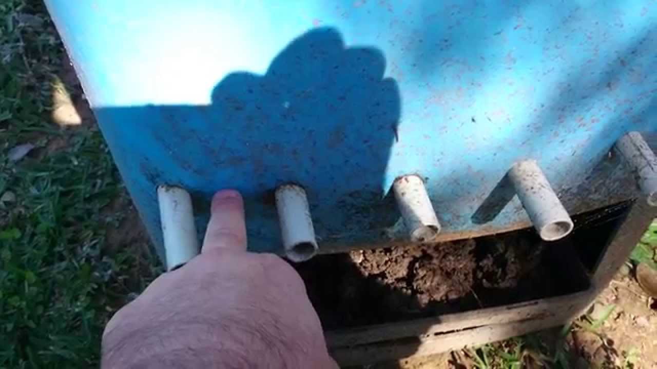 Worm Farm - wheelie bin flow thru - changes to build 080615
