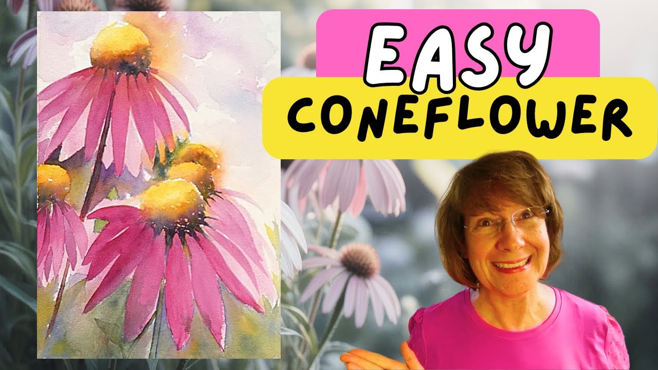 Easy Watercolor Flowers for Overwhelmed Artists