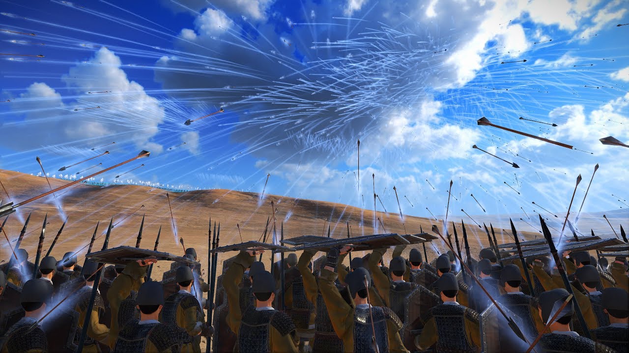 1000 HEAVY SHIELD SPEARMEN vs 8000 OXYN ARCHERS - Total War THREE KINGDOMS