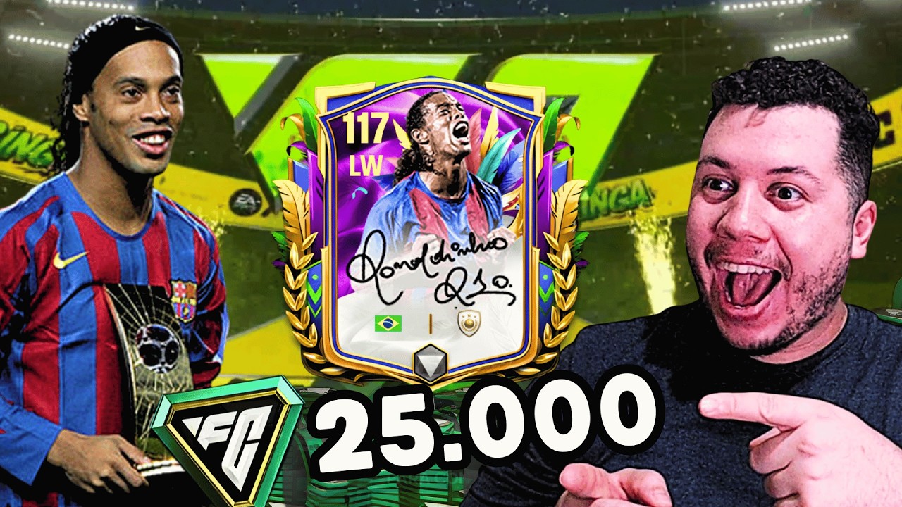 GANHEI O RONALDINHO 117 NA BOX FC MOBILE!