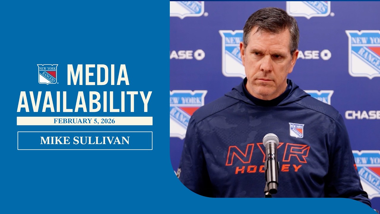 NYR vs CAR: Mike Sullivan Pregame Media Availability | Feb. 5, 2026