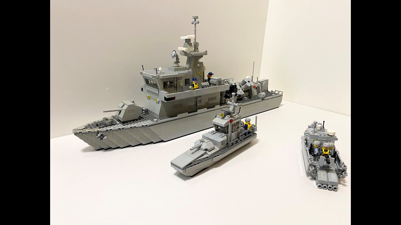 [レゴ ミリタリー Lego military] (揚陸艇のNEMO 120mm 迫撃砲システム NEMO 120mm Mortar System On Landing Craft) - 81