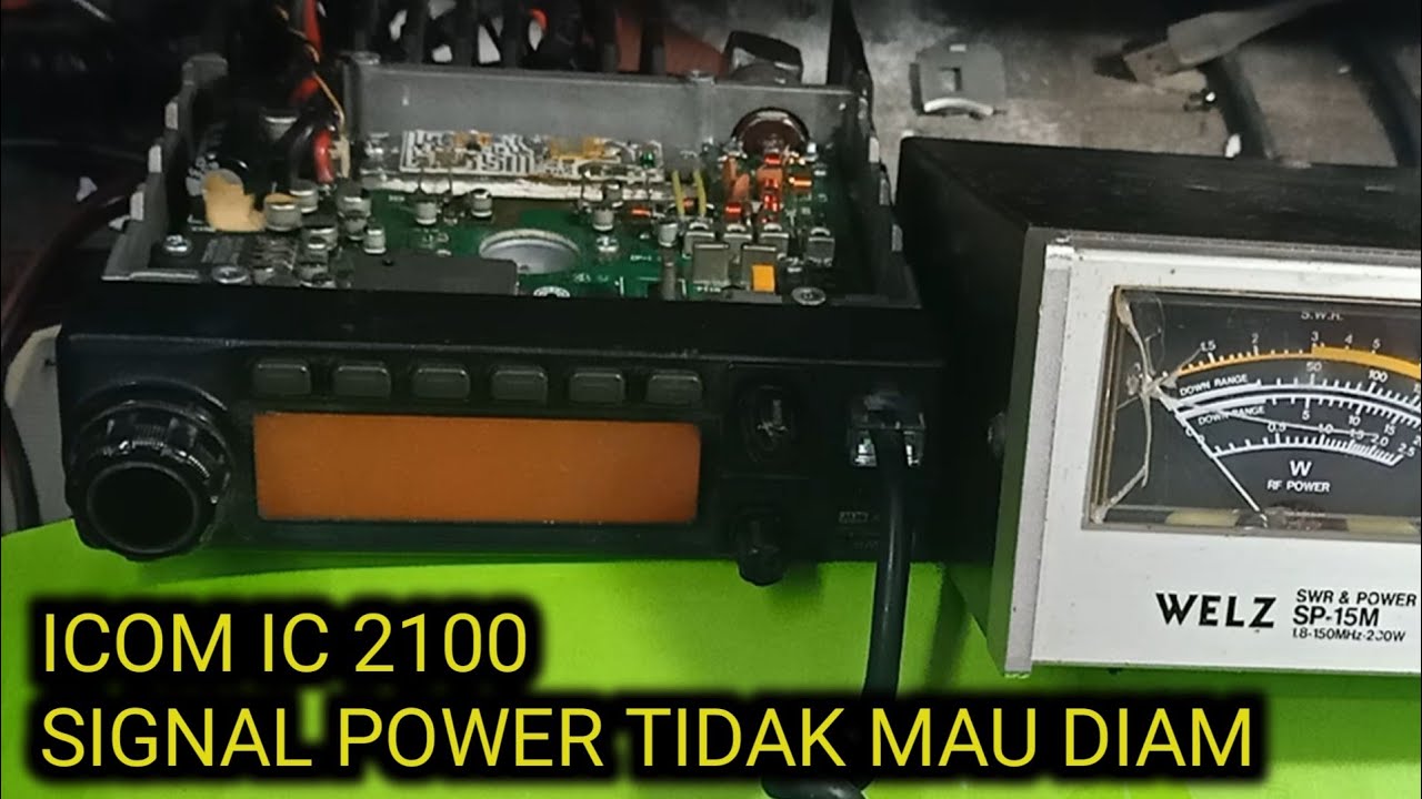 icom ic 2100 sinyal power goyang goyang