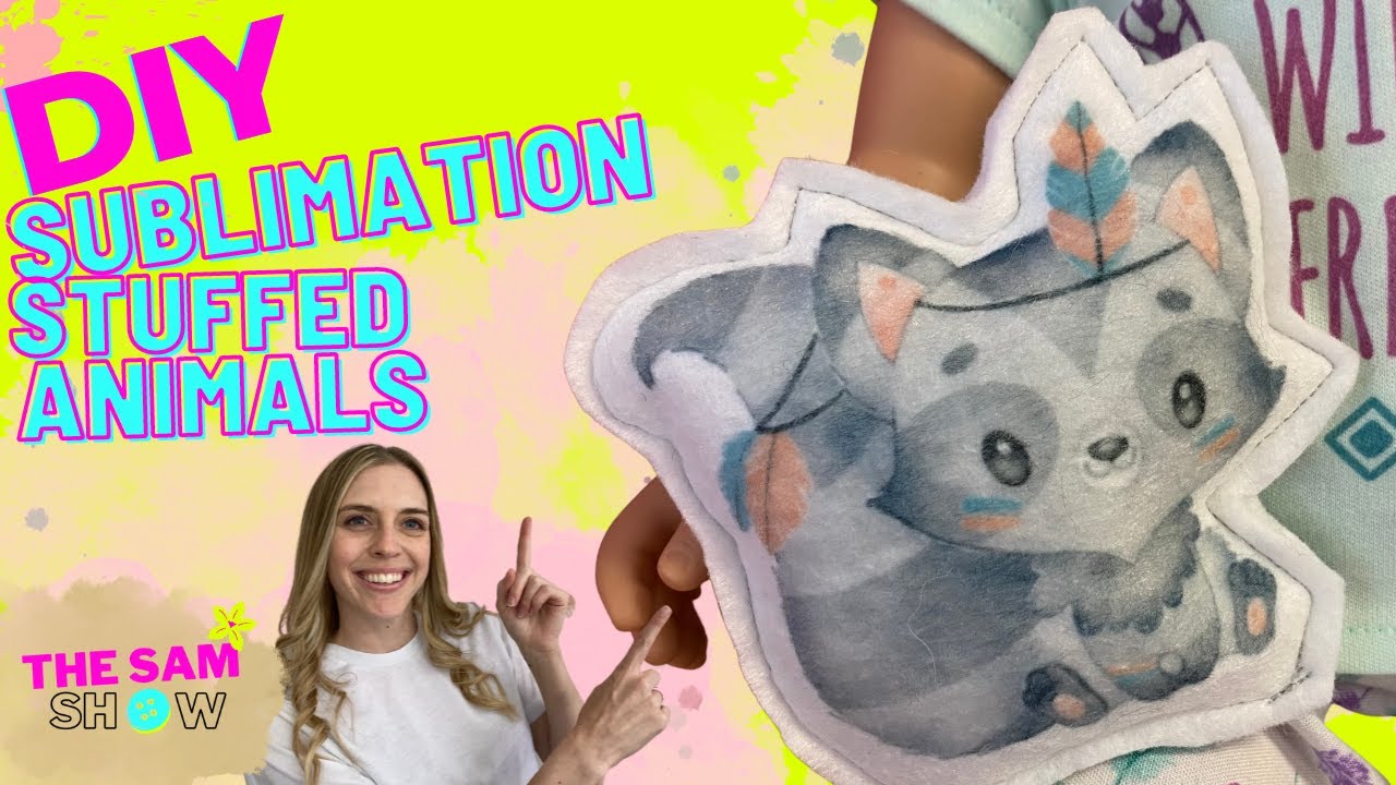 How to Sublimate Stuffed Animals on Felt