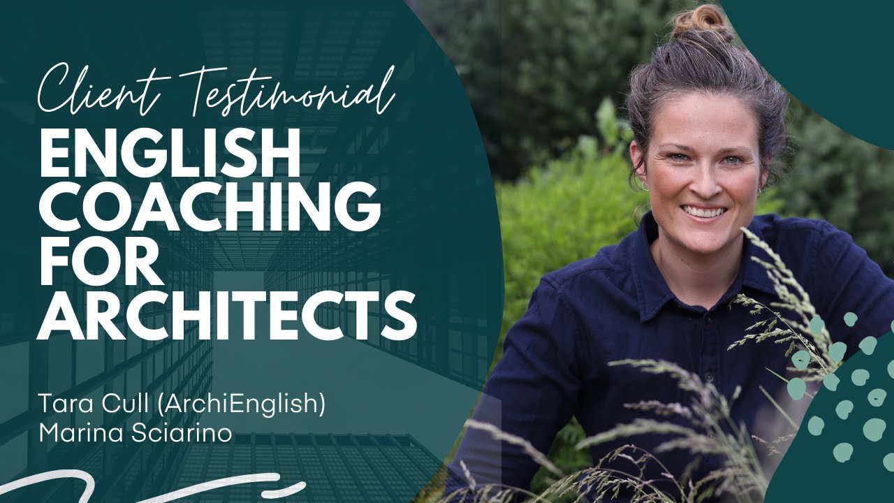 English Coaching for Architects - Testimonial with Marina