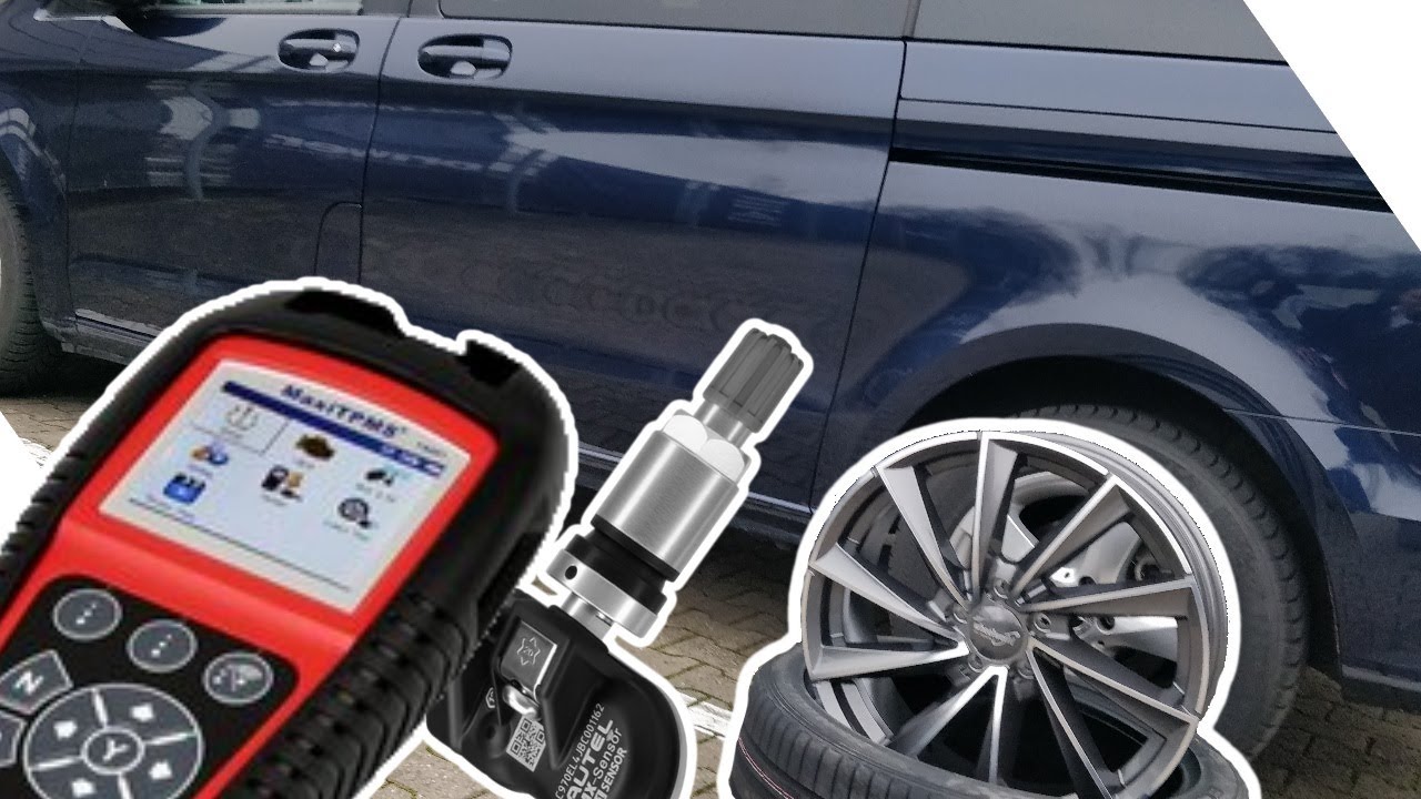 Neue Alus und Reifendrucksensoren für den Benz V-klasse