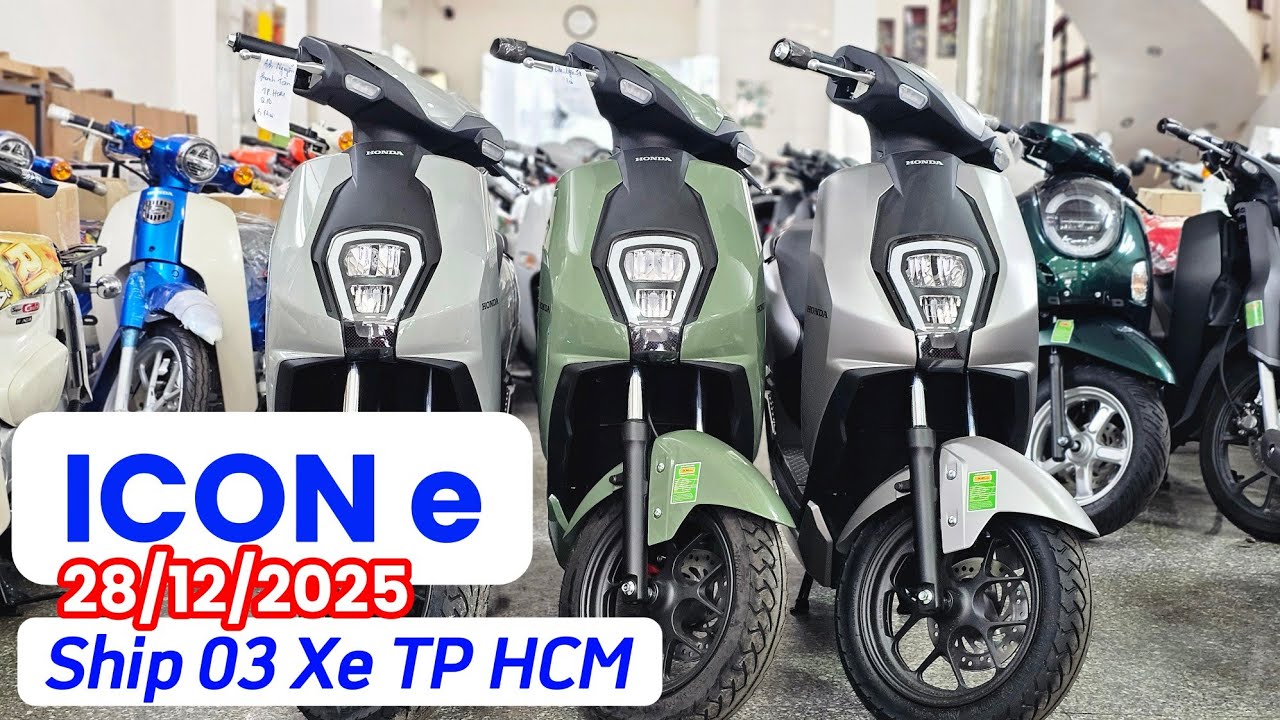Xe máy điện Honda ICON e bán mạnh tại CH Mai Duyên ngày 28/12/25. Khải Phạm #icon #icone #hocsinh 