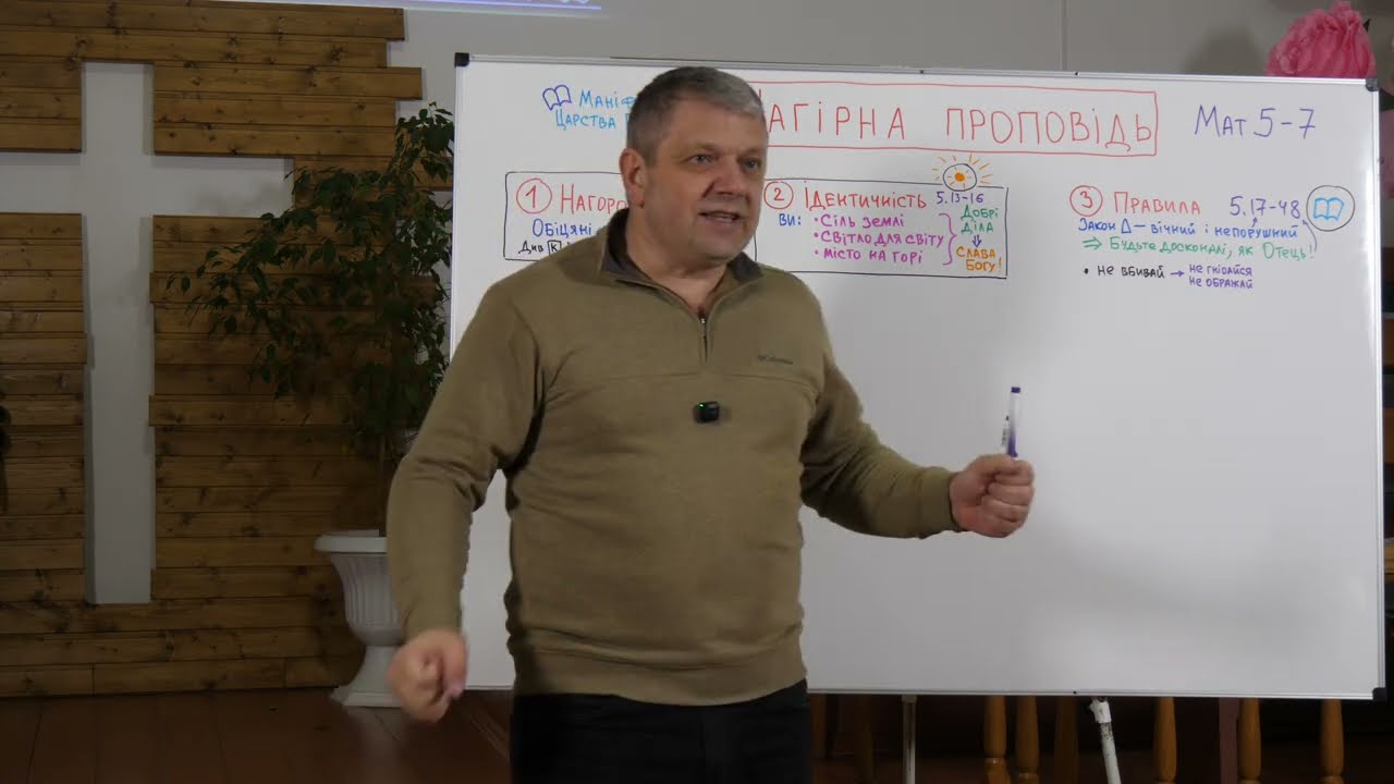 260311 Горейко Віктор тема - Нагірна проповідь