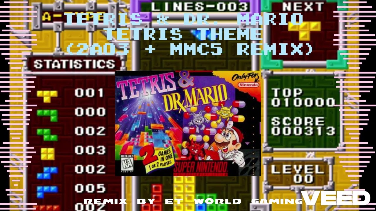 Tetris & Dr. Mario: Tetris Theme (2A03 + MMC5 Remix)