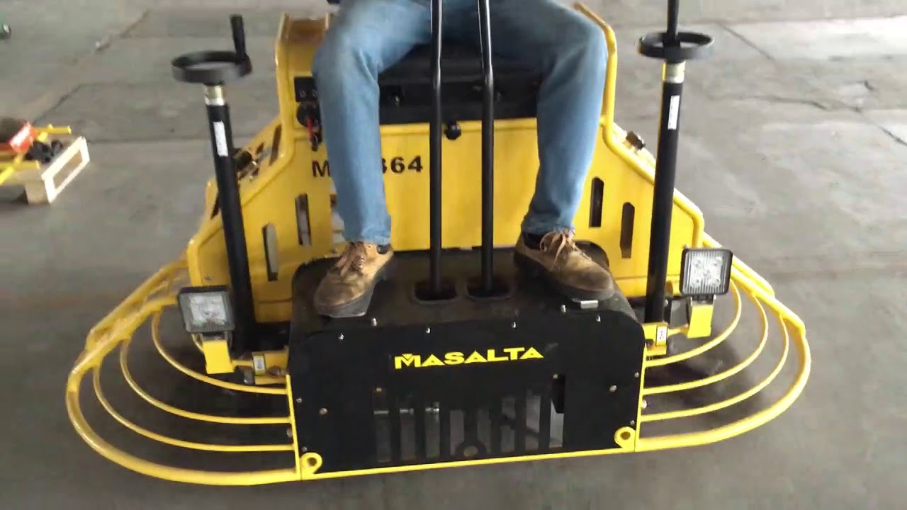 Ride on Power Trowel MRT364 Instruction