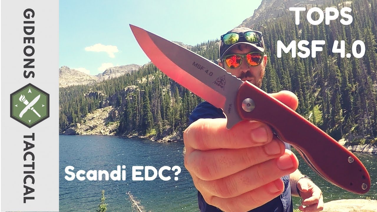 Can You EDC A Scandi? TOPS Knives MSF 4.0
