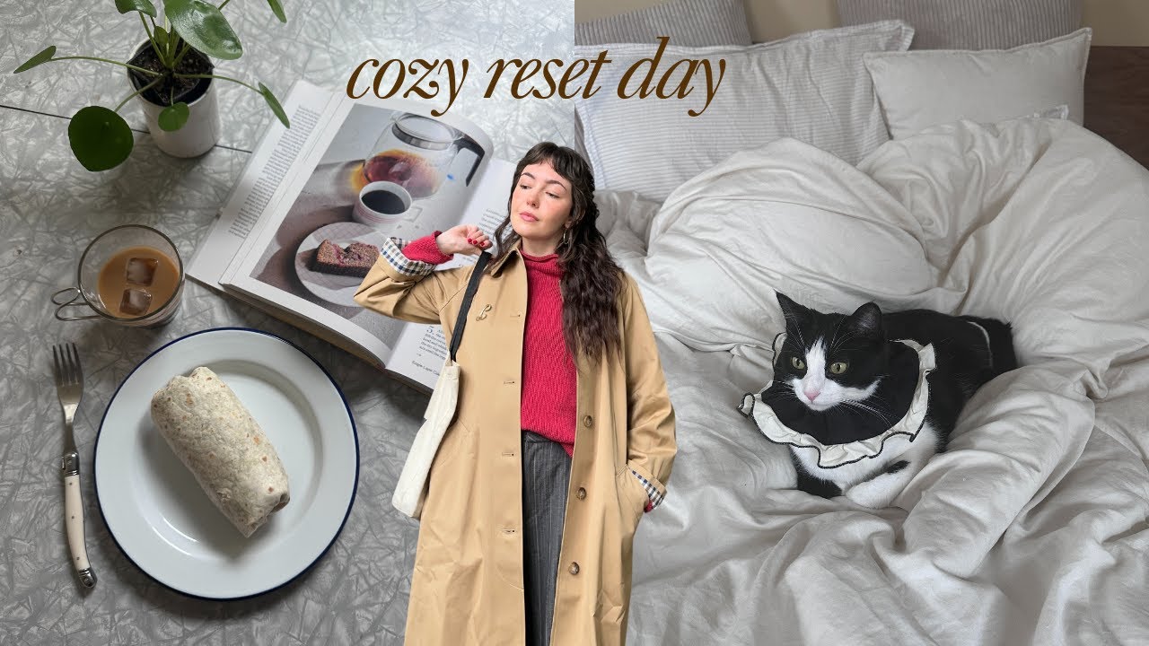 Cozy Reset Day: resetting my life after 5 weeks away, book haul etc.