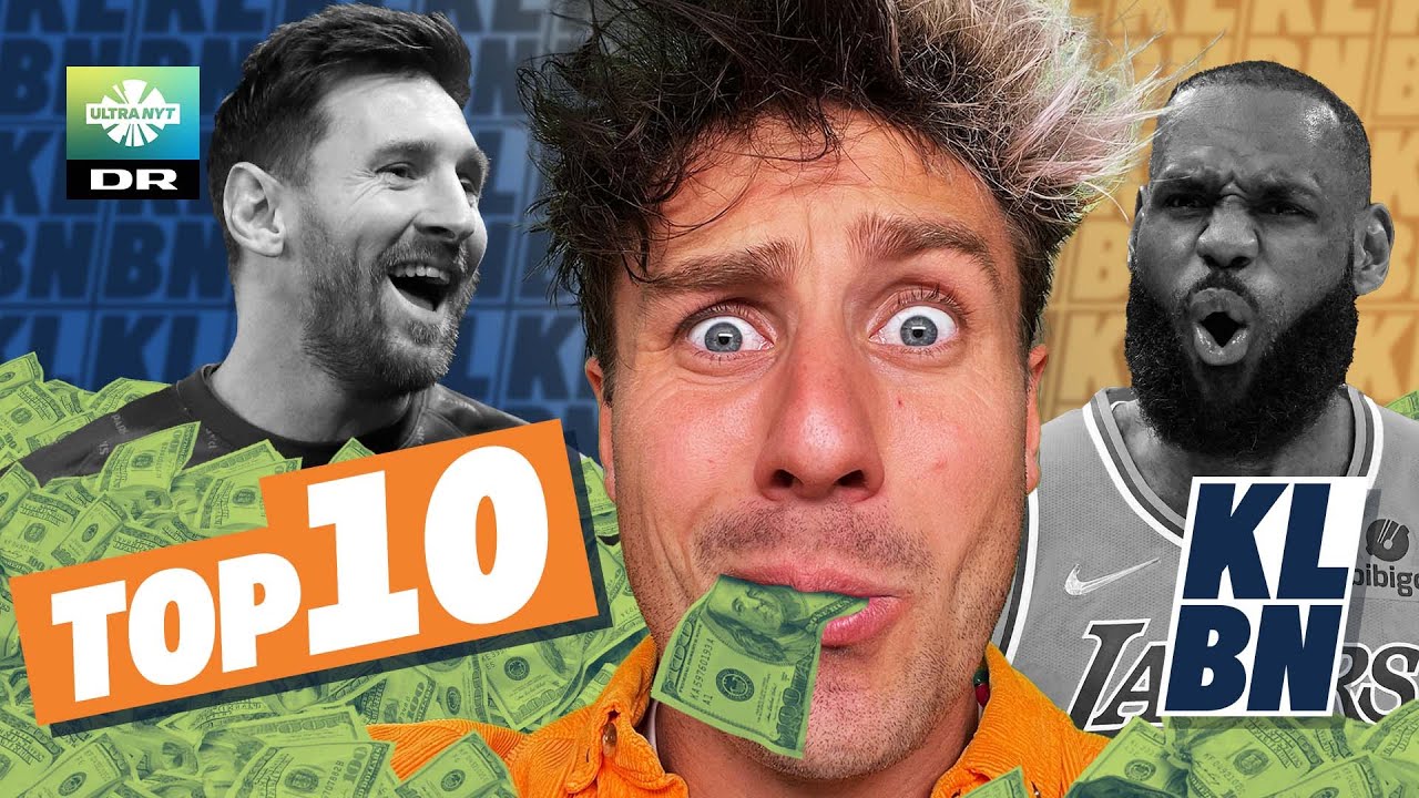 TOP 10: Hvad tjener de største sportsstjerner? | KLUBBEN med Jonas