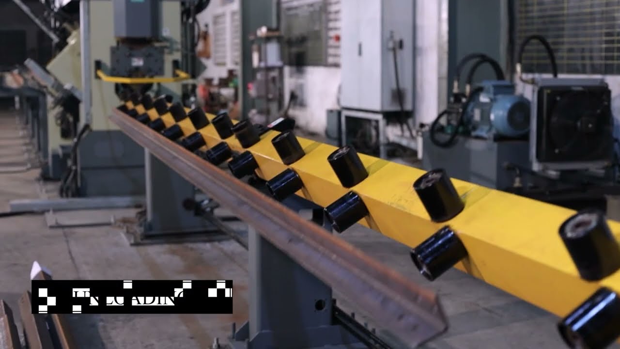 HPT - Model HA 112 - CNC Angle Cutting, Punching & Marking Line Machine - CNC Angle Line Machine