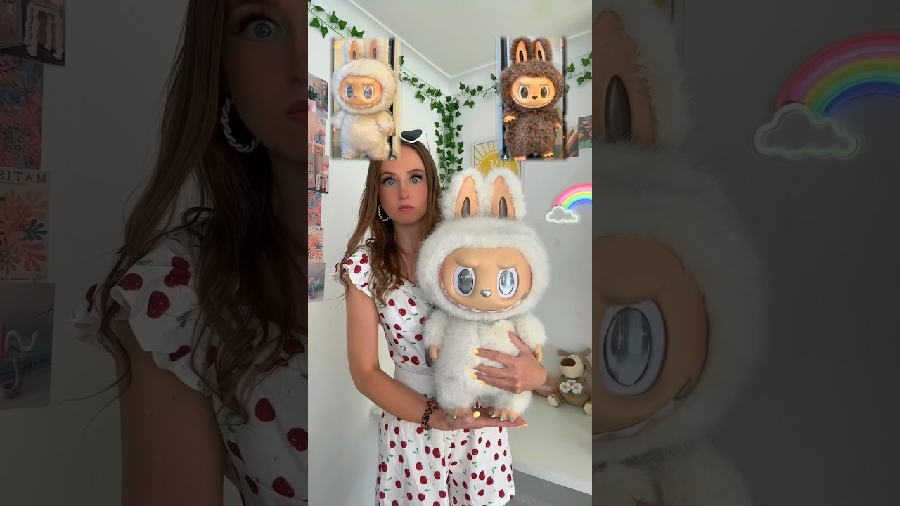 THIS OR THAT EXTREME *LABUBU* CHALLENGE!!🫢😍🎀✨ | Rhia Official♡ #Shorts