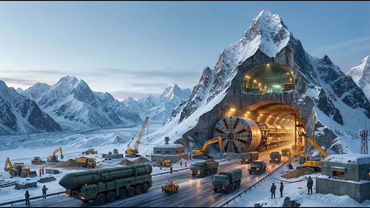 China Bored 8,000 Feet Deep Into a Mountain for a $50 Million Mega Tunnel!