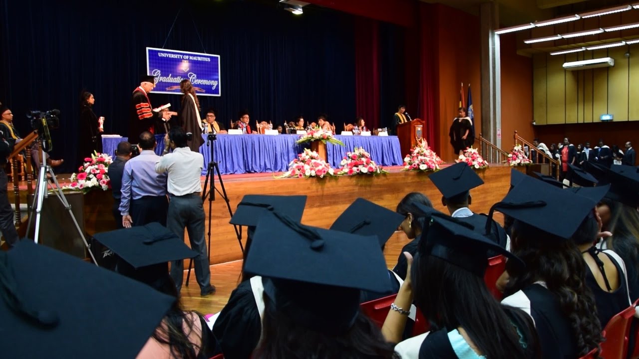 Coup d’envoi des remises de diplômes à l’université de Maurice
