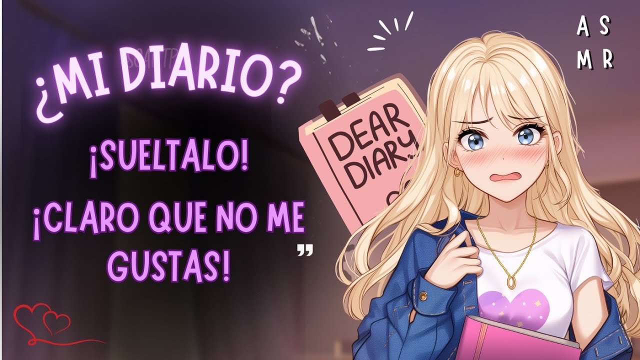[ASMR] Lees el DIARIO de una chica… y descubres sus sentimientos por ti