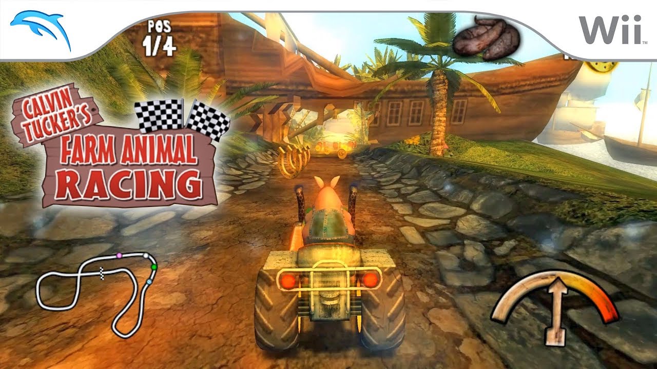 Calvin Tucker's Redneck: Farm Animals Racing Tournament | Dolphin Emulator 5.0-9208 | Nintendo Wii
