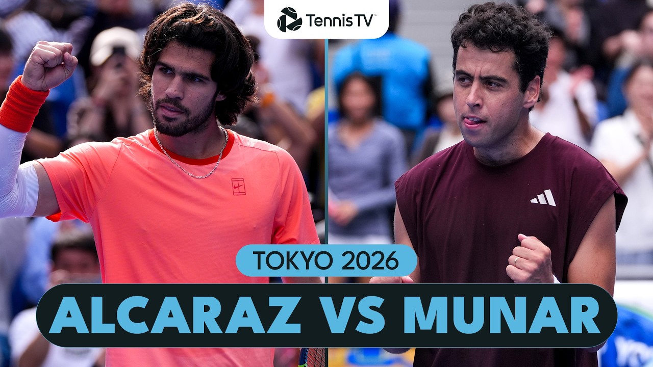 Carlos Alcaraz vs Jaume Munar Eventful Match Highlights | Tokyo 2026 Semi-Final