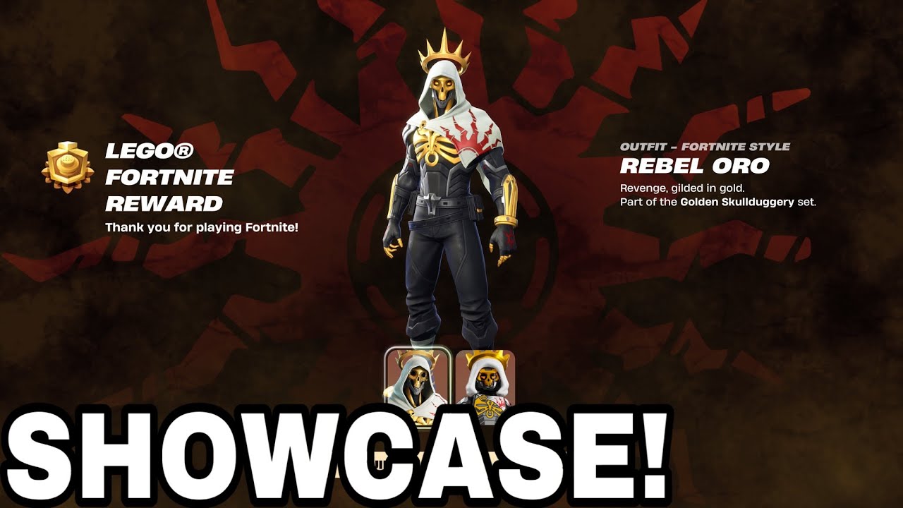 FULL Lego Fortnite Gold Rush Battlepass SHOWCASE! 😁 (v31.40 UPDATE)