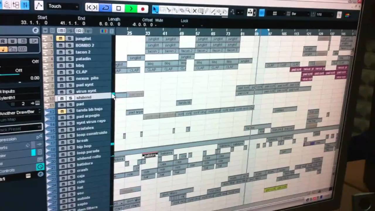 javi boss in the studio