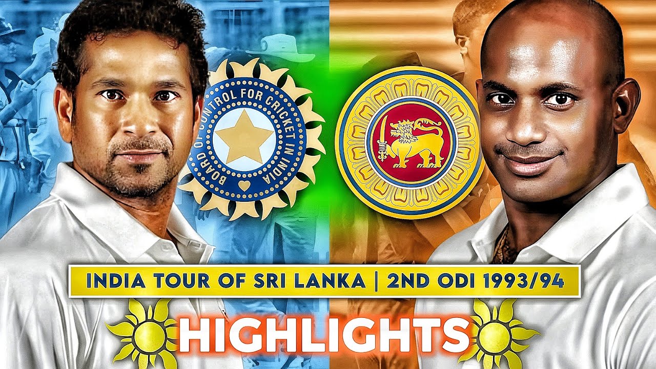 India Tour of Sri Lanka Odi Series 1993/94 | Match 2 