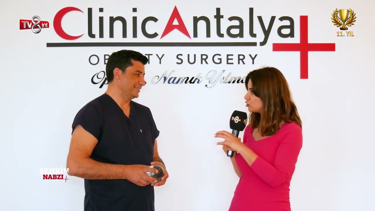 CLINIC ANTALYA OBESITY SURGERY - OP DR NAMIK YILMAZ - TV8int - ŞEHRİN NABZI