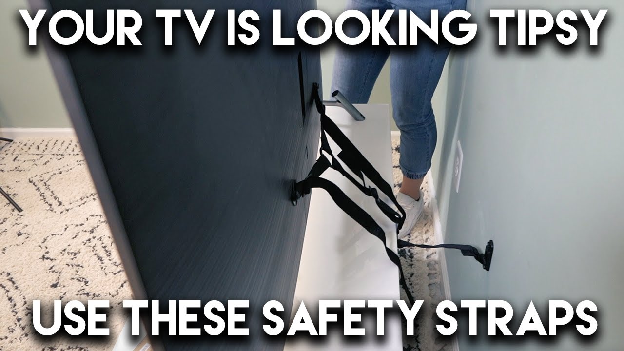 How to Save Your BIG TV From Bumps and Falls with the ECHOGEAR Anti-Tip Strap