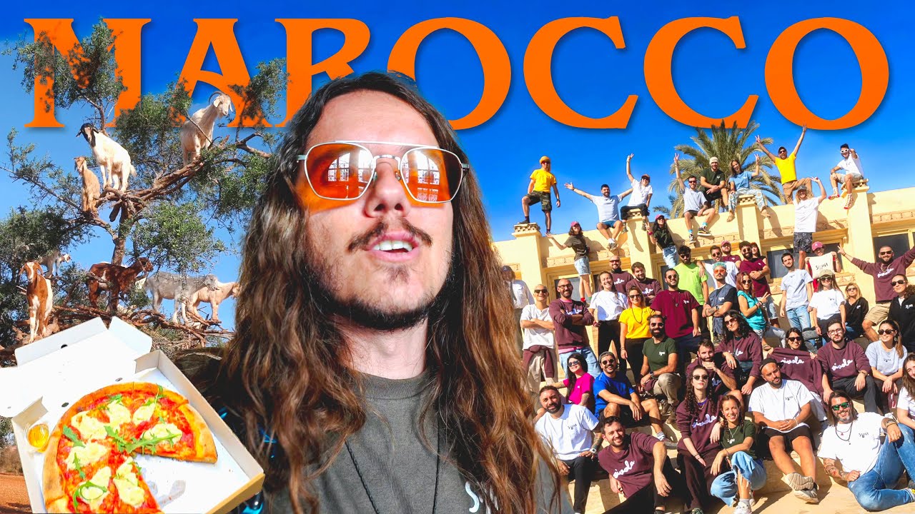 delirio e abbuffate in MAROCCO 🇲🇦 con tutta la squadra!