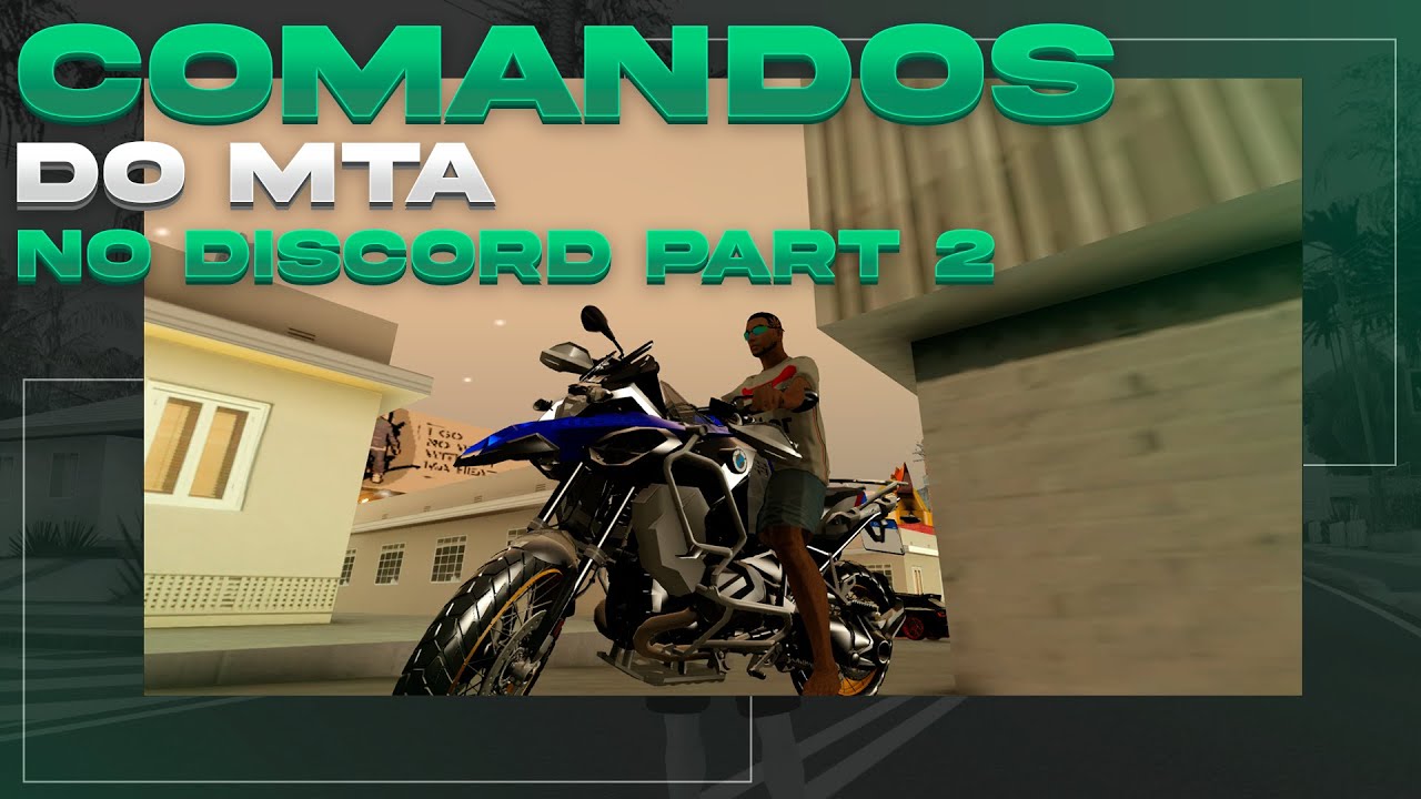 Mod de usar comandos do MTA no Discord PARTE 2 GTA RP [MTA:SA]