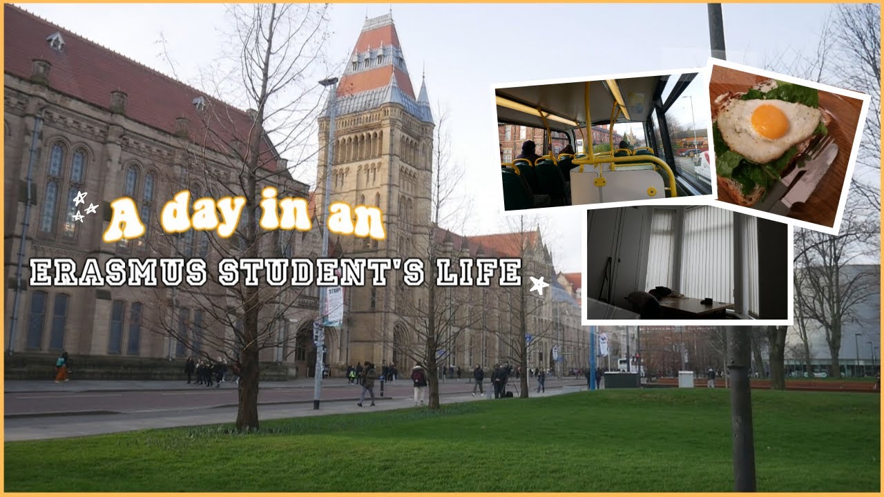 A day in an Erasmus student's life (Manchester vibes) #TheUniversityOfManchester