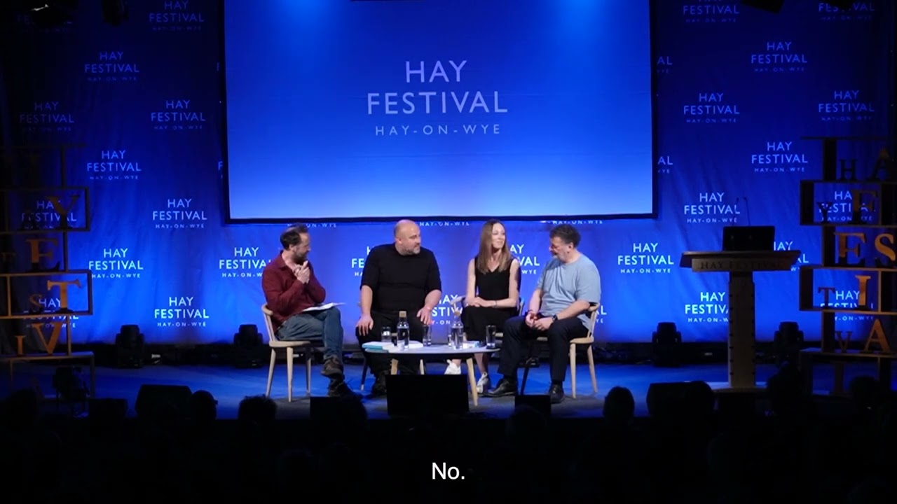 Collision launch at Hay Festival with Steven Moffat, Lucy Caldwell, Prof Robert Appleby & Ra Page