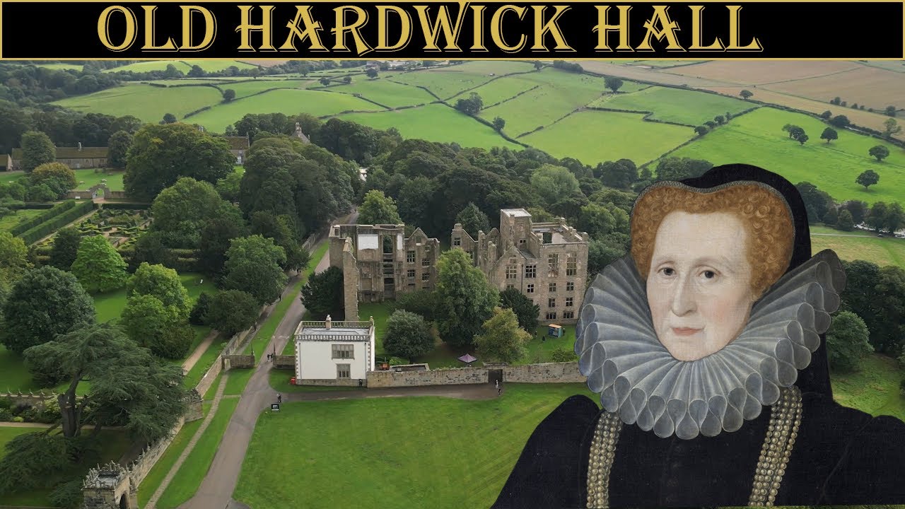 Hardwick Old Hall  | Walking Tour | Bess of Hardwick | Drone footage | 4K