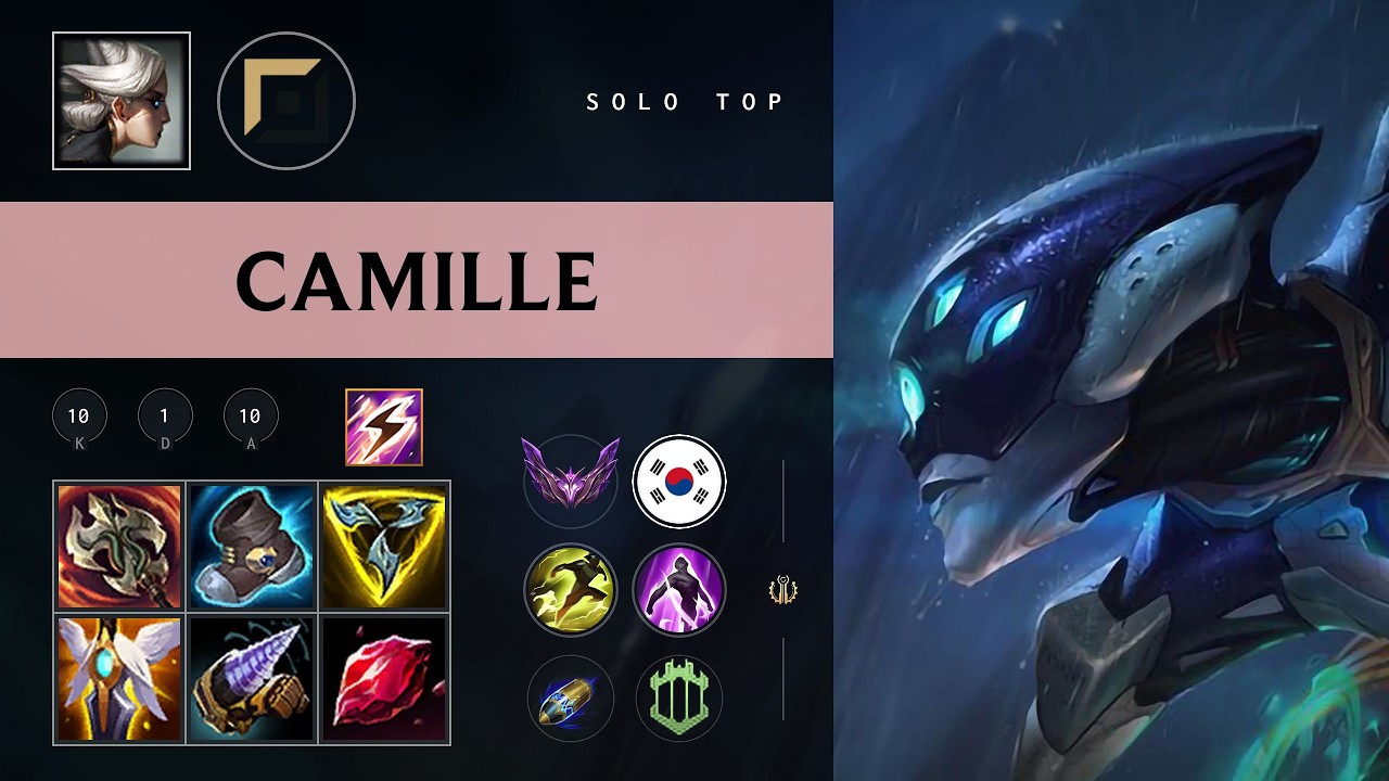 Camille Top vs Jax - KR Master Patch 26.10