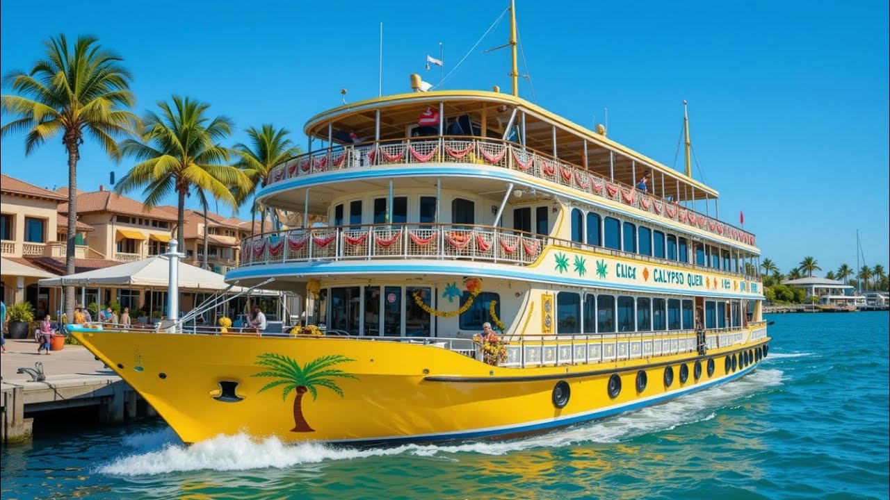 🌴 Calypso Queen Boat Review : Full Tour, Features, Design & Performance 🚤 | Sir Boats Yacht